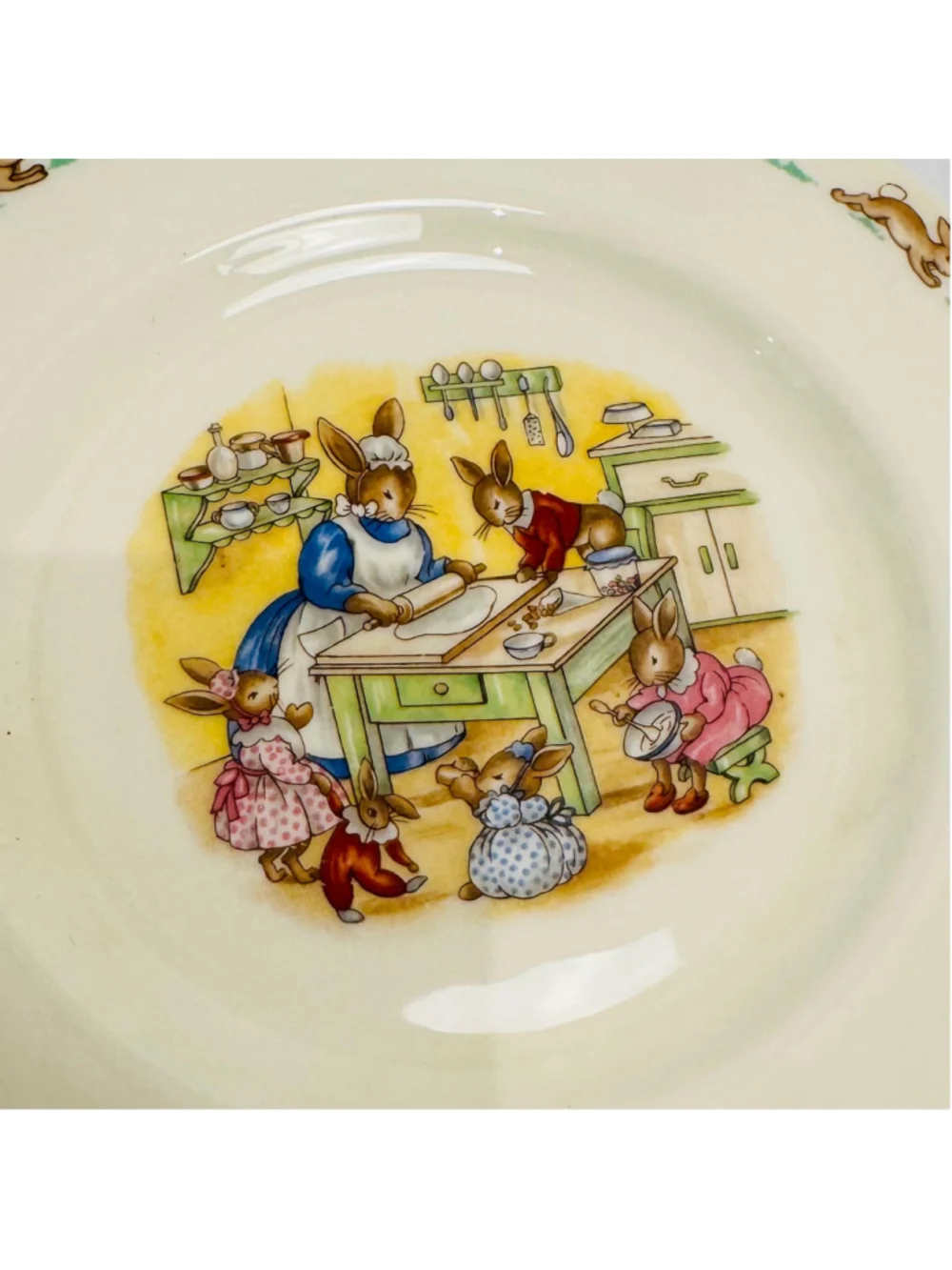 Royal Doulton Bunnykins Fine Bone China Children’s 3-Piece Dish Set | England c.